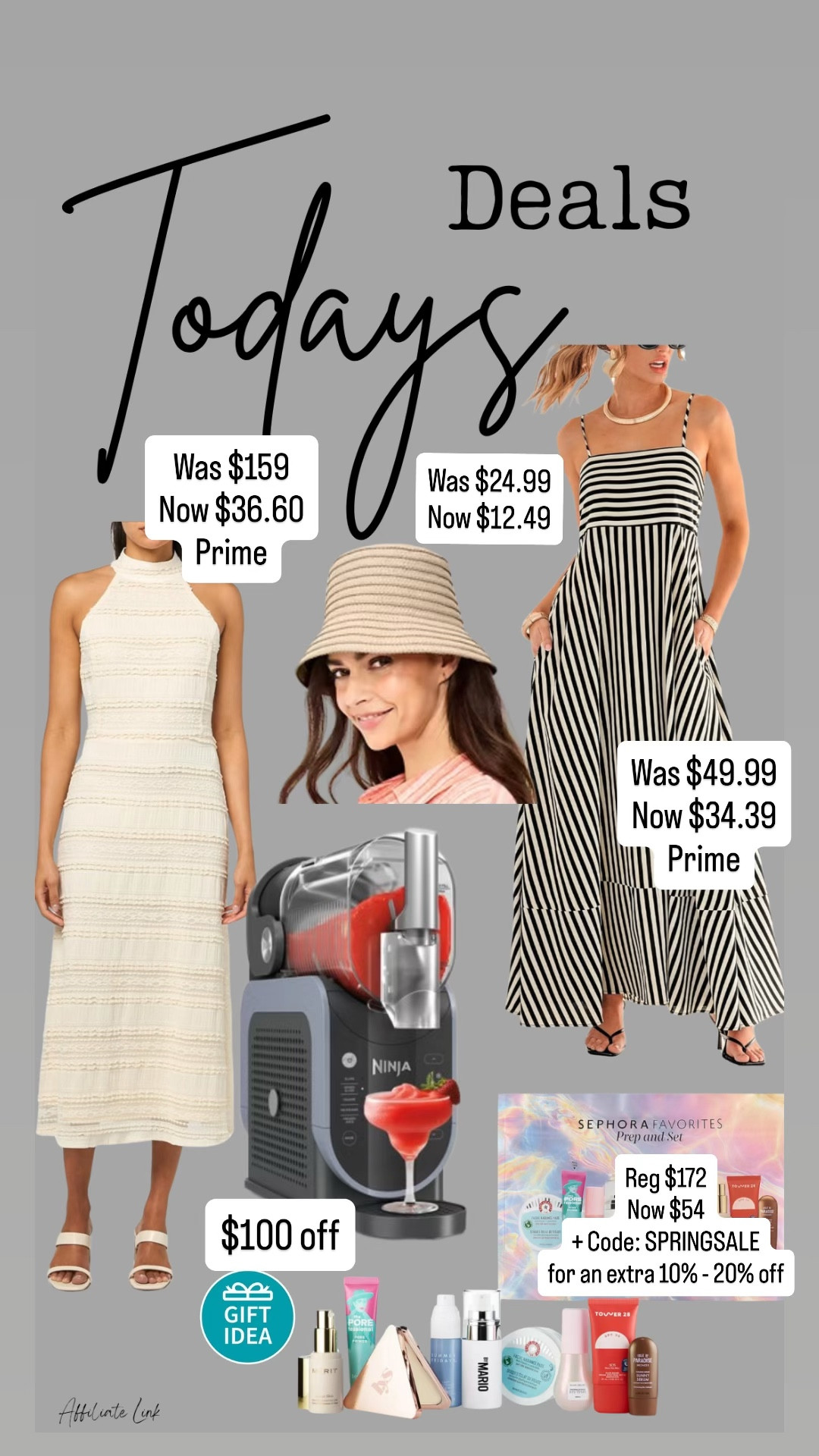 Todays deals
Mothers dress
Summer hat
Beach hat
Mother’s Day gift idea
Sephora sale
Pool day

#LTKSaleAlert #LTKMothersDay #LTKdayinmylife