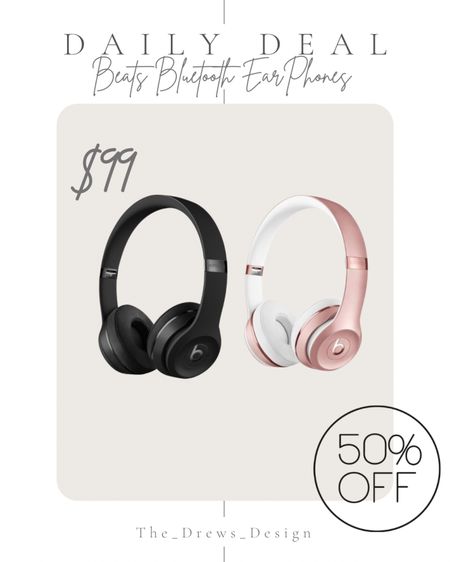 Beats Bluetooth wireless ear phones on sale for 50% off today!

#LTKGiftGuide #LTKfamily #LTKsalealert