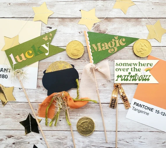 Disney St. Patrick's Day Pennant Flags  Party Supplies | Etsy | Etsy (US)