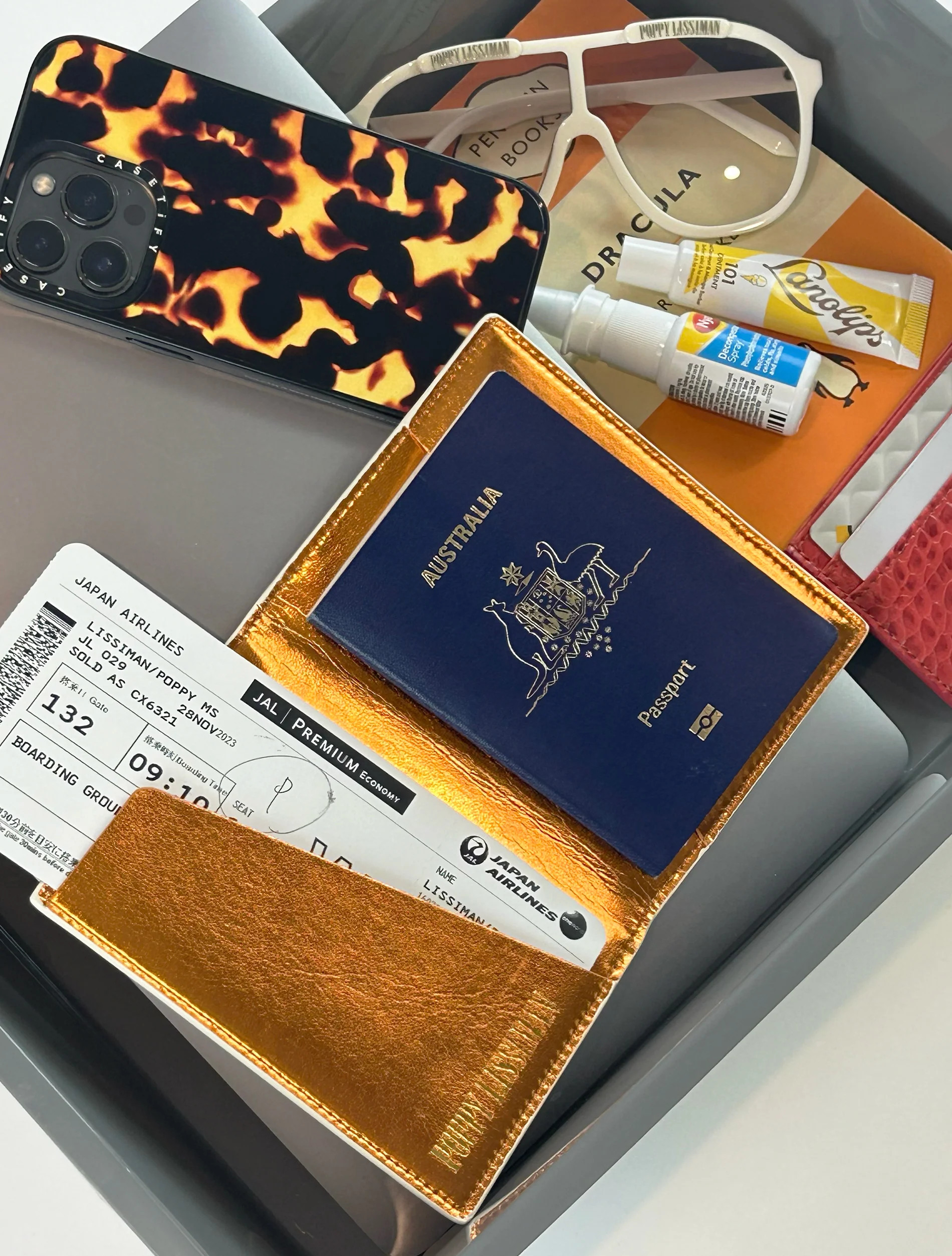 Skip Passport Holder - Blanc | Poppy Lissiman (Global)