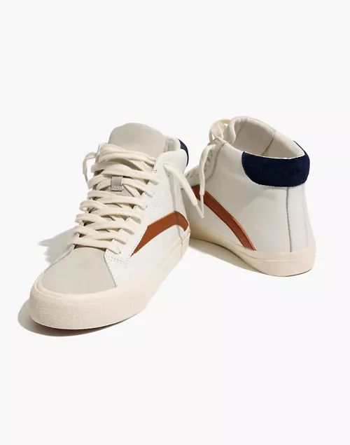 Sidewalk High-Top Sneakers in Colorblock Leather | Madewell