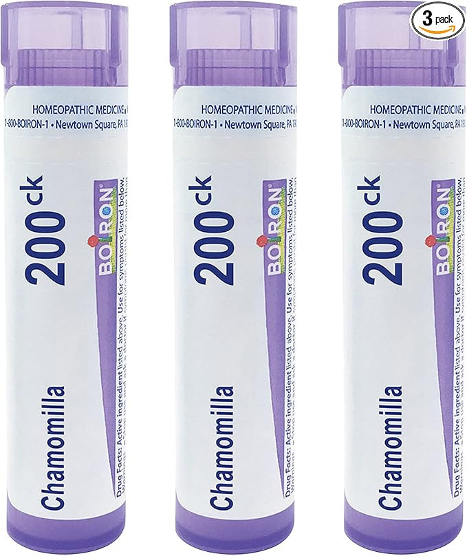 Boiron Chamomilla 200ck to Alleviate Irritability, Restlessness, and Occasional Sleeplessness at ... | Amazon (US)