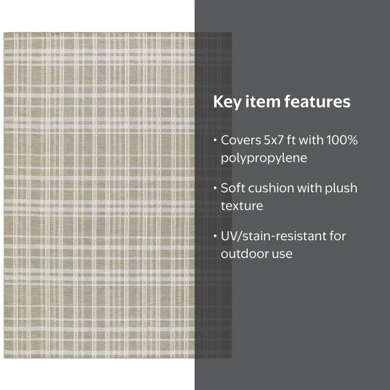 My Texas House Blake Outdoor Area Rug 5' x 7' | Walmart (US)