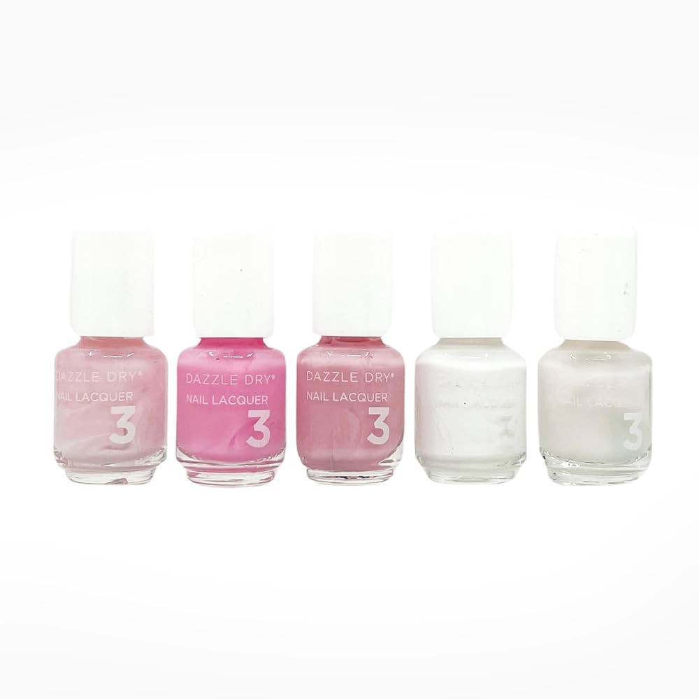 Dazzle Dry Mini Flight - French Manicure - 5 Mini Lacquers | Amazon (US)