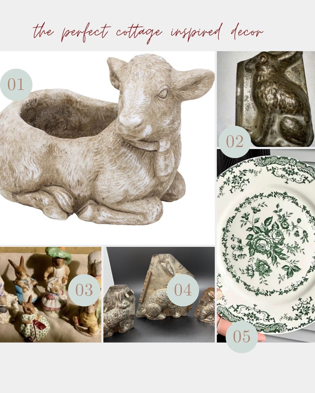 Loving all these pieces for Easter/spring!! Some of these are antique/vintage so there is only one!


#farmhouseeaster #cottagedecor #vintageeaster 

#LTKSeasonal #LTKHome