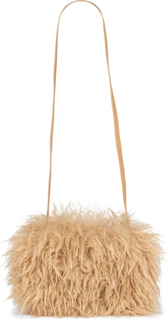 Bestowed Faux Fur Shoulder Bag | Nordstrom