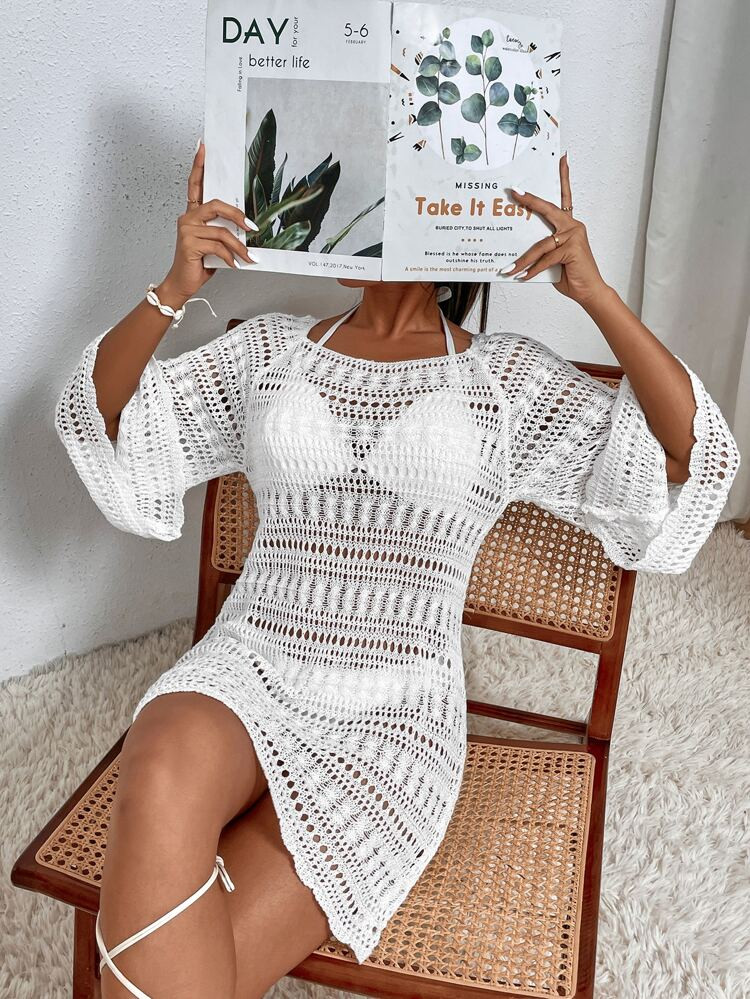 Knitted Cover Up | SHEIN