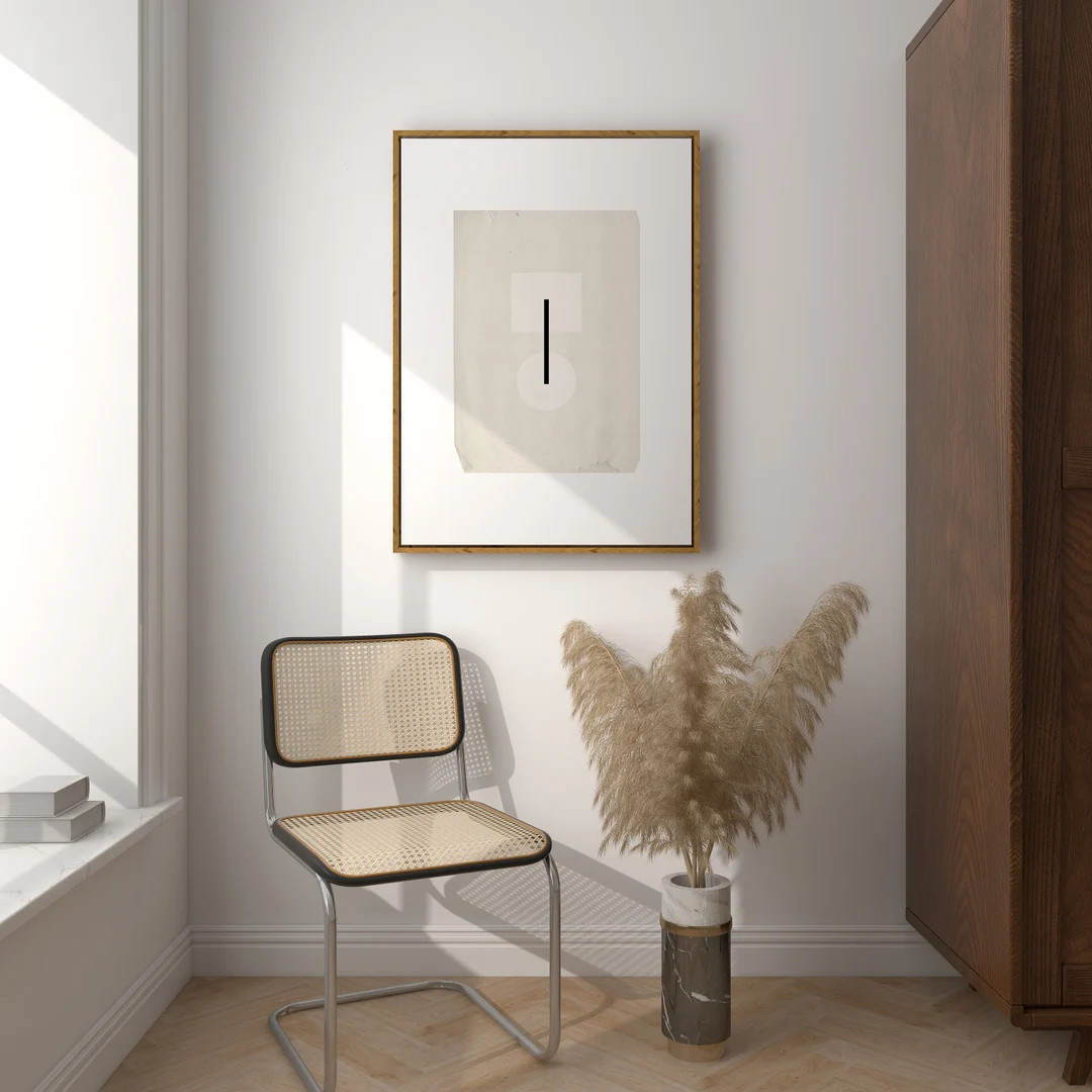 Japandi Geometric Art Print: Beige Black Minimalist Decor (digital Download) - Etsy | Etsy (US)