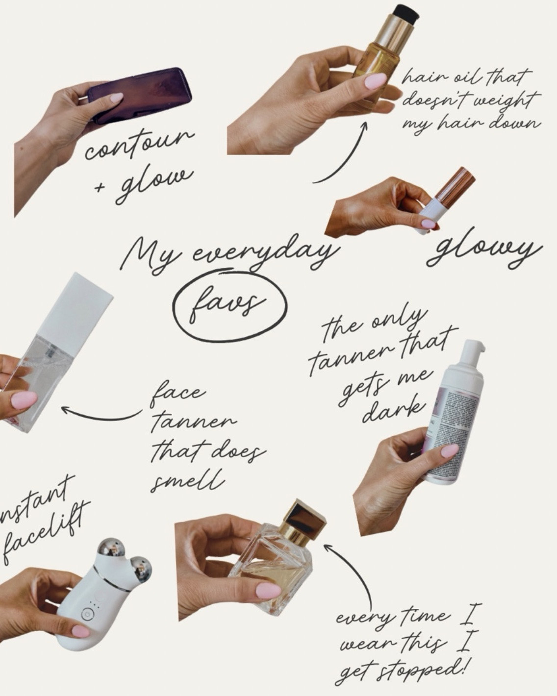 My beauty favorites!!

(Note the glowy primer so no longer being made 😭 I linked to eBay where there are a couple left)

Beauty products 
Makeup

#LTKmorningroutine #LTKselfcare #LTKBeauty
