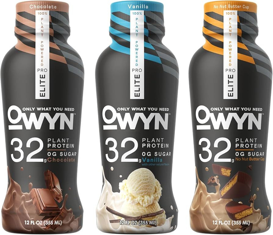 OWYN Only What You Need Pro Elite Vegan High Protein Keto Shake, 32g Protein, 9 Amino Acids, Omeg... | Amazon (US)