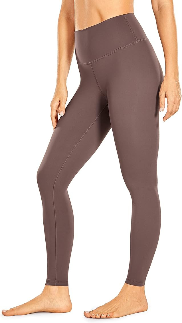 CRZ YOGA Women's Naked Feeling Yoga Pants - 25 Inches Neon Colors Leggings High Waisted Workout Tigh | Amazon (US)