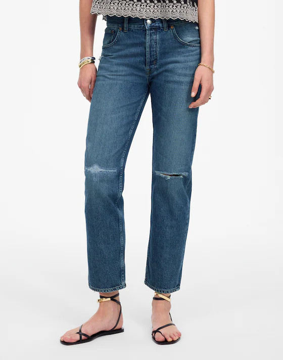 The Dean Easy Straight Crop Jean | Madewell
