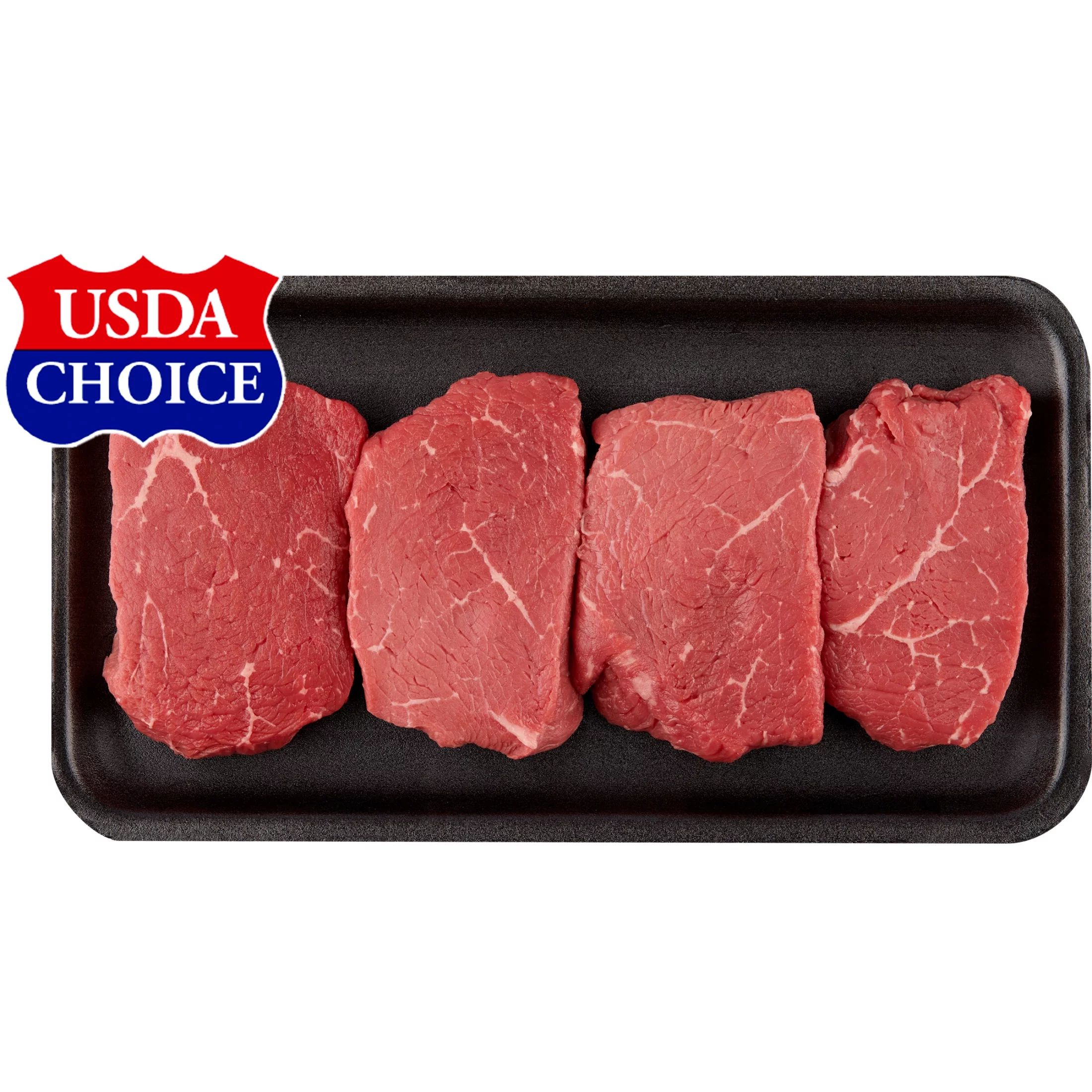 Beef Choice Angus Sirloin Tender Steak, 0.6 - 1.62 lb Tray - Walmart.com | Walmart (US)