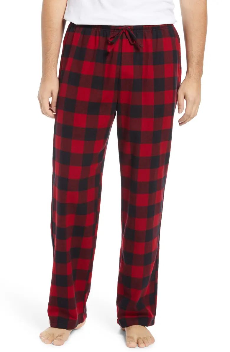 Men's Scotch Plaid Flannel Pajama Pants | Nordstrom