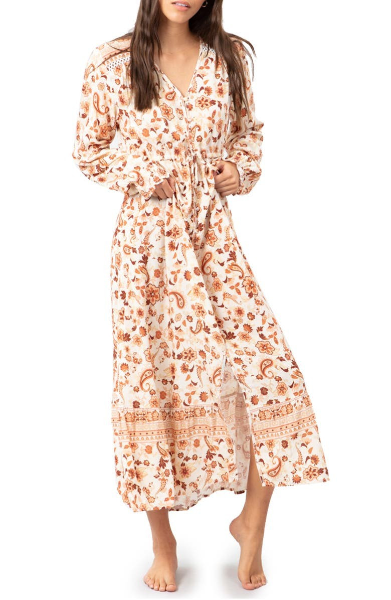 Desert Dawn Floral Long Sleeve Maxi Dress | Nordstrom