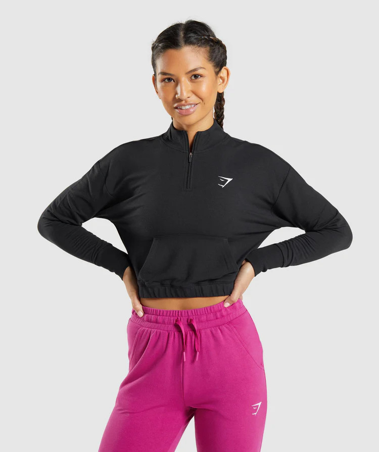 Gymshark Training Pippa Pullover - Black | Gymshark US