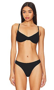 Bond Eye Gracie Balconette Top in Black Eco from Revolve.com | Revolve Clothing (Global)