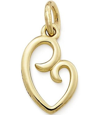 James Avery 14K Gold Delicate Mother's Love Heart Charm - Small | Dillard's | Dillard's
