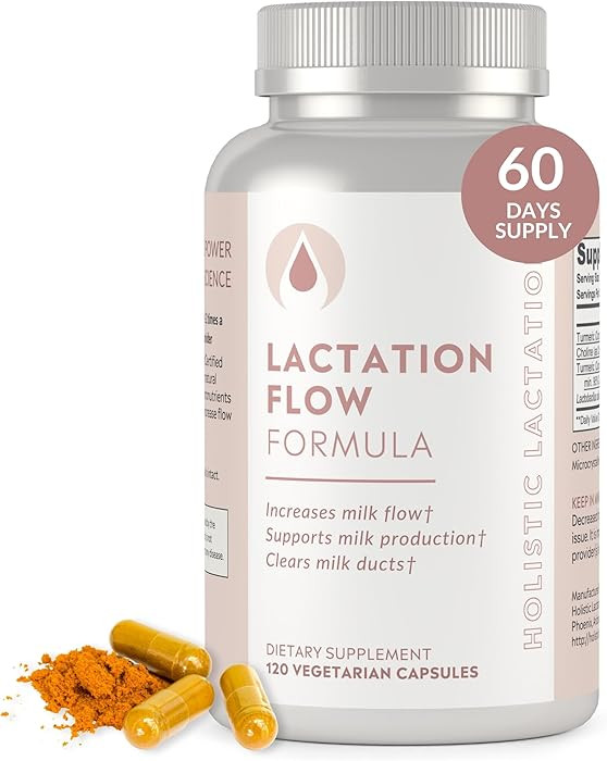 Holistic Lactation® Lactation Flow Formula (60 Servings), Supplement to Support Breastmilk Flow ... | Amazon (US)