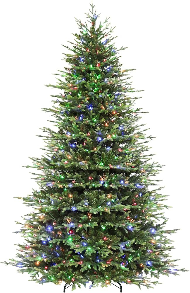 Hykolity 9 ft Prelit Christmas Tree, 5149 PE&PVC Branch Tips, Frasier Grande Artificial Christmas... | Amazon (US)