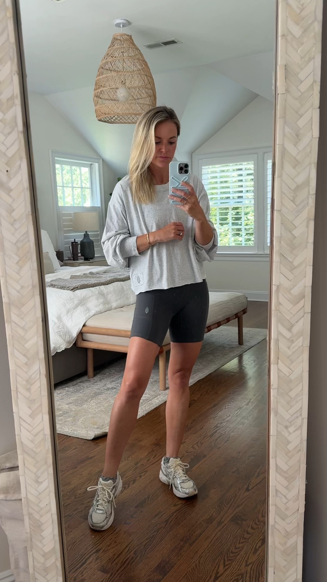 Have these biker shorts in a few colors  and they’re one of my favorites. Wearing a small/tts in shorts and XS top