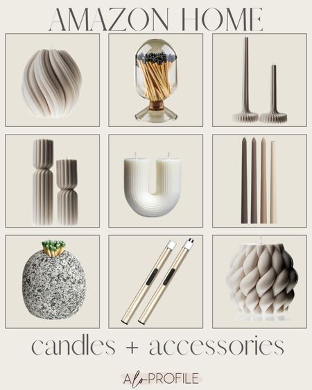 Amazon Home: Candles + Accessories // Amazon home decor, Amazon finds, Amazon decor, Amazon candles, Amazon neutral decor, amazon modern home decor, Amazon prime deals

#LTKhome