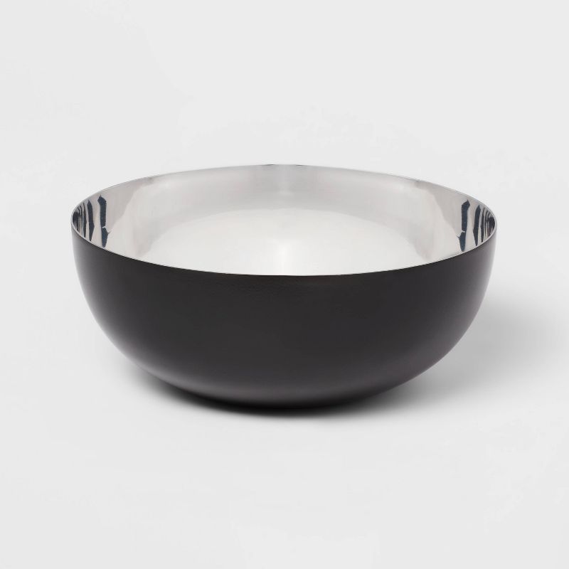 135oz Metal Serving Bowl Black - Threshold™ | Target