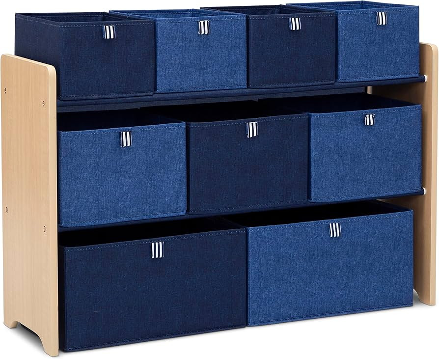 GAP GapKids Deluxe Toy Organizer - Greenguard Gold Certified, Navy/Natural | Amazon (US)