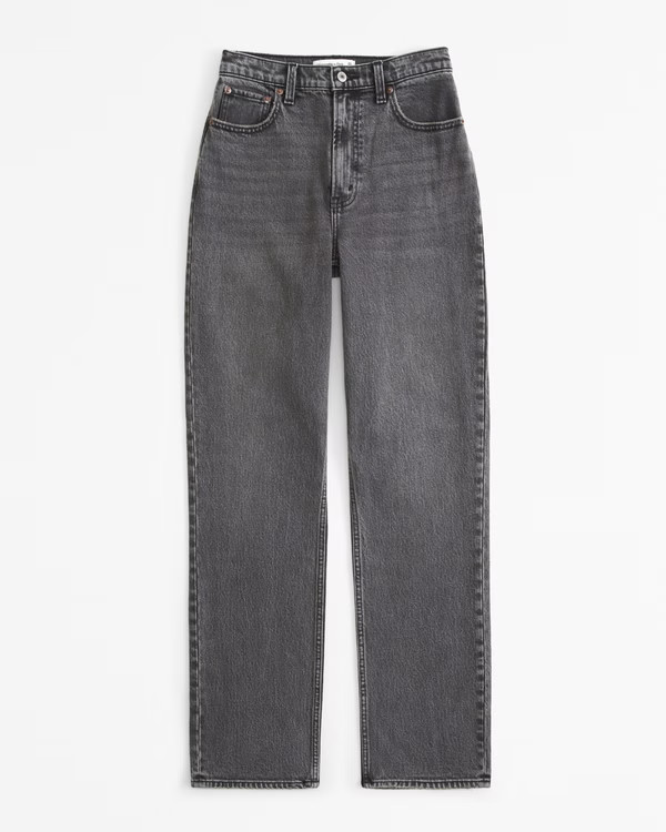 Ultra High Rise 90s Straight Jean | Abercrombie & Fitch (US)