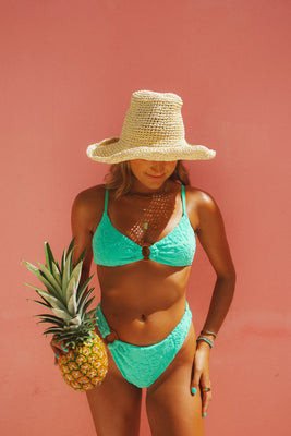 Palm Tie Back Triangle Bikini Top | Dippin Daisys Swimwear | Click now! | Dippin Daisys (US)