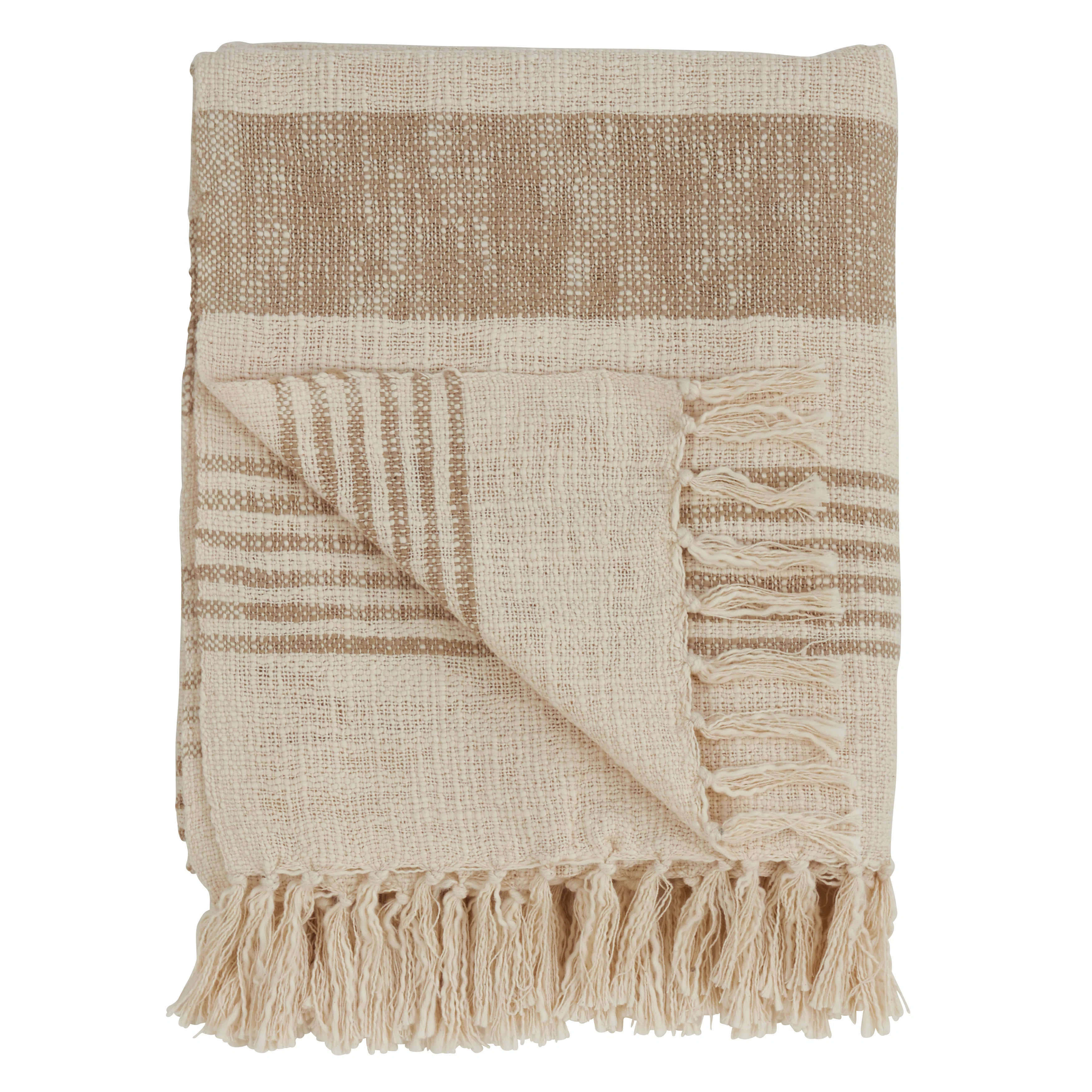 Saro Sevan Tassel Cotton Throw | Wayfair | Wayfair North America
