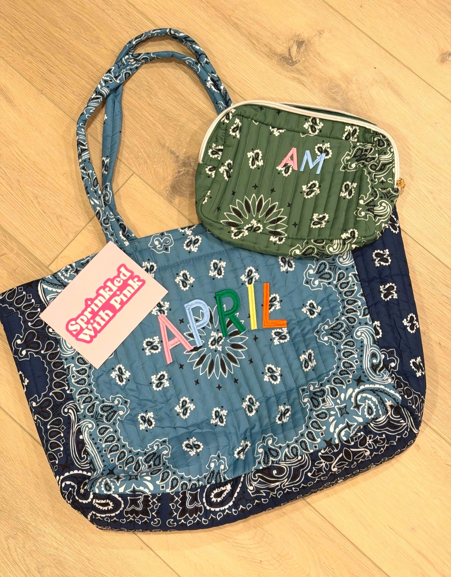 IN LOVE with my new personalized tote & toiletry bag 👛 This fall collection is selling fast so get yours now! Available in blue and green 💙💚 + linked some more of my monogrammed favs from @Sprinkled With Pink 💕 #LTKpersonalized #LTKbags #LTKsprinkledwithpink #LTKtote #LTKCon #LTKfall #sponsored

#LTKSeasonal #LTKTravel #LTKootd