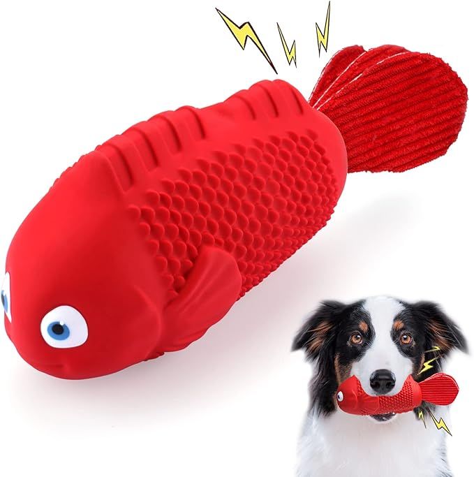 Tough Squeaky Dog Toys for Aggressive Chewers Large Breed, Dog Chew Toys, Super Chewer Dog Toys, ... | Amazon (US)