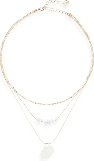 Shell Pendant Layered Necklace | Nordstrom