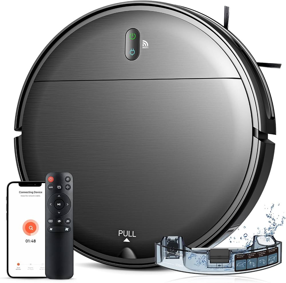 Robot Vacuum and Mop Combo, WiFi/App/Alexa, Robotic Vacuum Cleaner with Schedule, 2 in 1 Mopping ... | Amazon (US)