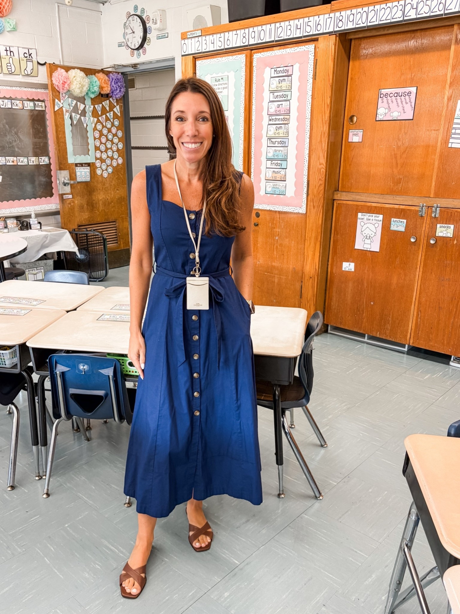 Teacher outfit! This J.Crew Factory dress is from past season but I have linked it preowned and a similar version. I am wearing a 00 in the dress.

#LTKOver40 #LTKWorkwear