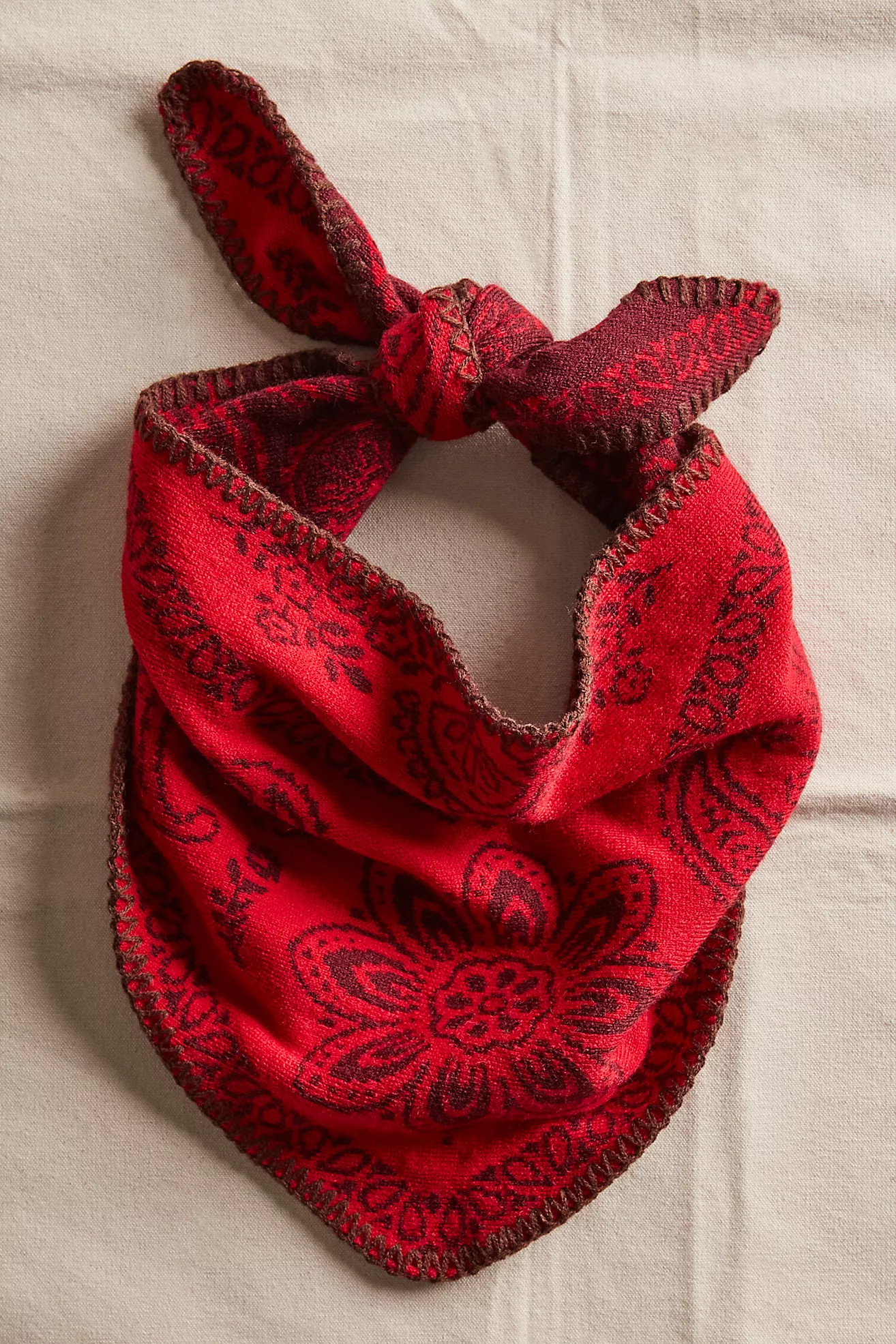 Carmen Knitted Triangle Bandana | Free People (Global - UK&FR Excluded)