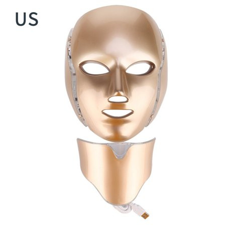 Gifts for Women Her Led Skin Mask 7 Color Led Face Mask For Face And Neck Facial Care Mask Birthday  | Walmart (US)