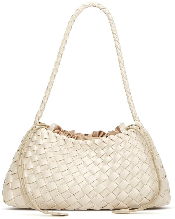 2 Pcs Slouchy Woven Hobo Bags Women Trendy Underarm Crossbody Shoulder Bag Summer Beach Travel Ba... | Amazon (US)