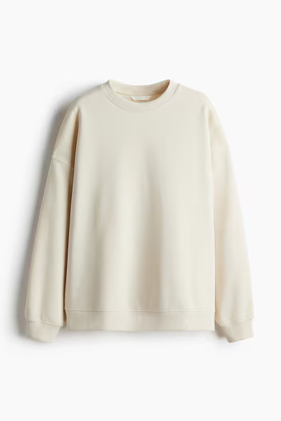 H & M - Oversized Sweatshirt - Beige | H&M (US + CA)