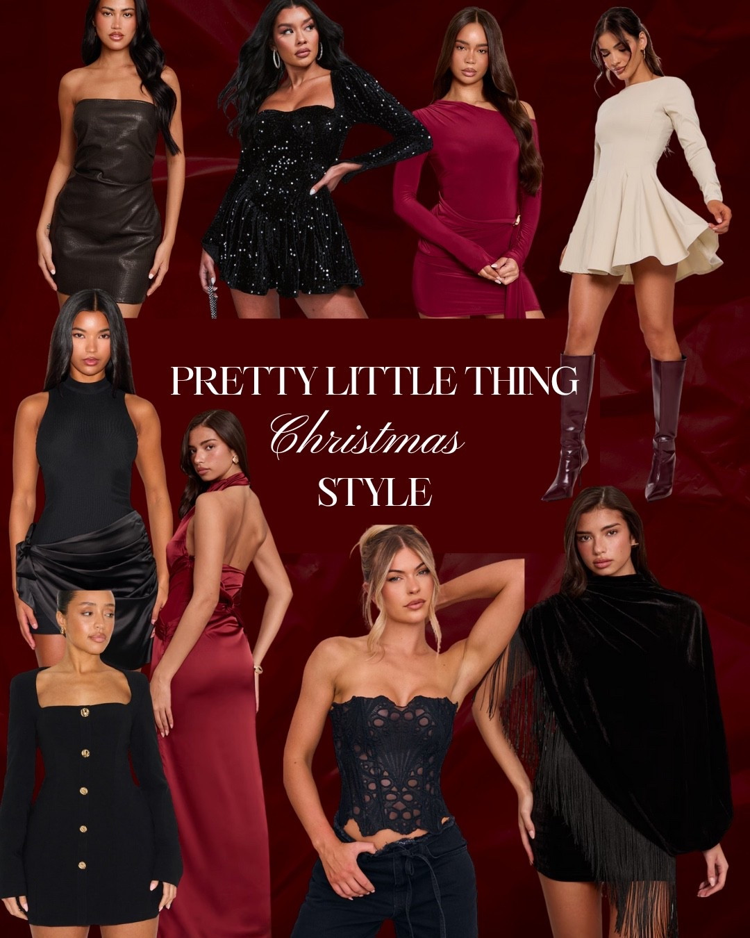 If you still don’t know what to wear for Christmas… this is your sign 🎄✨
PrettyLittleThing party dresses I’m loving right now 💋
Linked & ready to shop.
