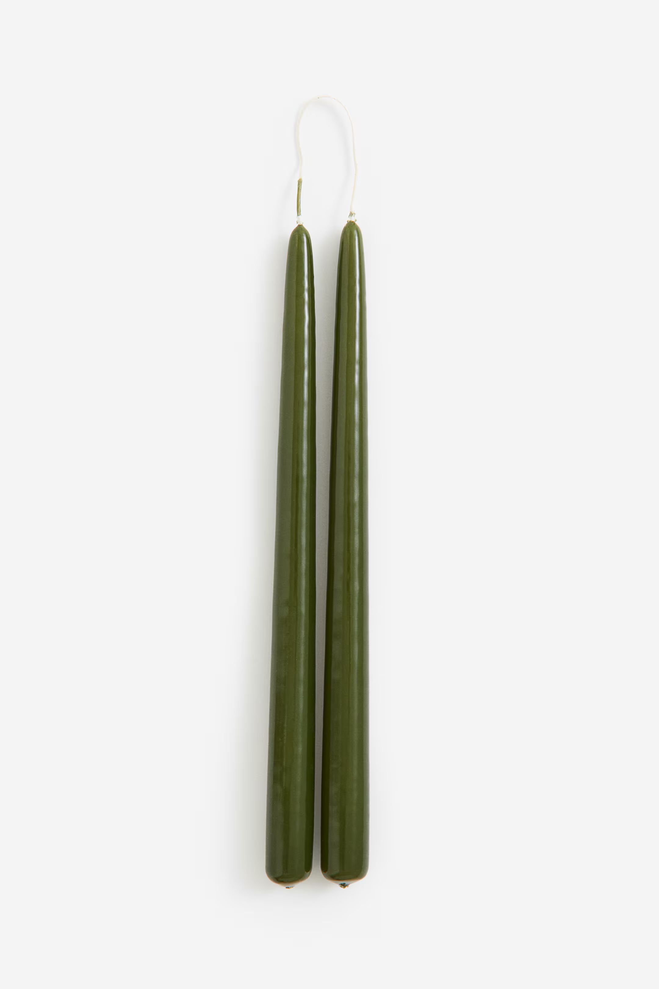 2-pack Glossy Taper Candles | H&M (US + CA)