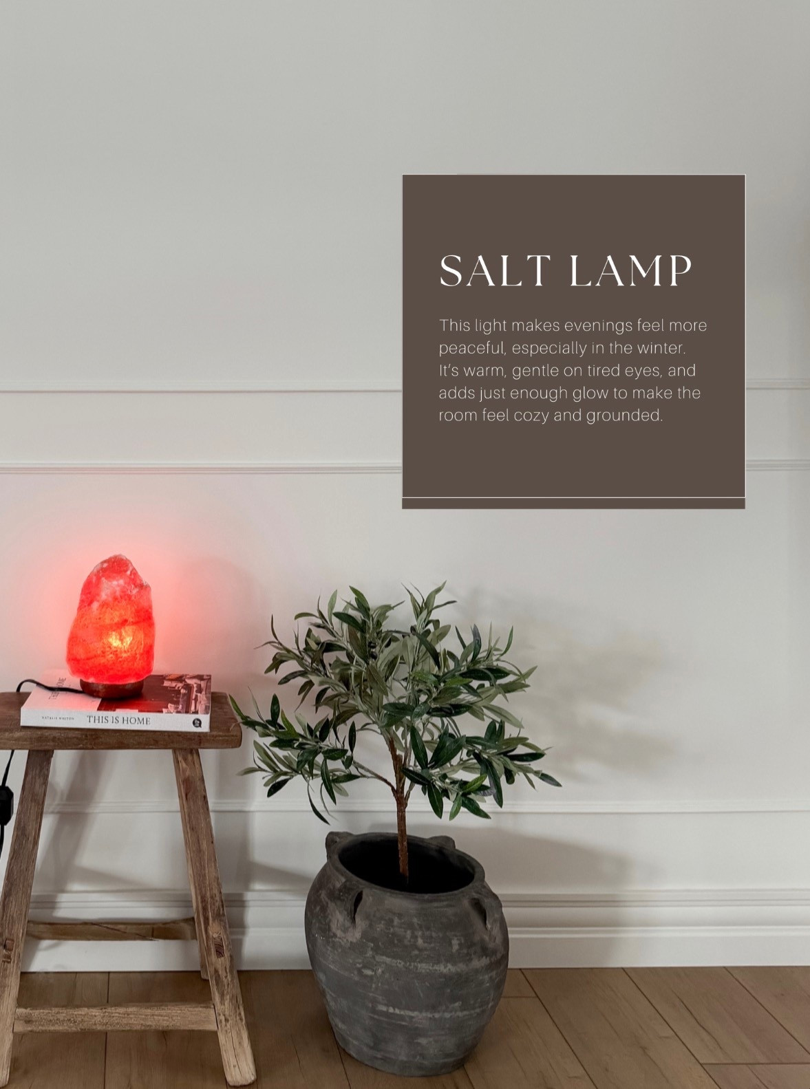 This salt lamp has been one of my cozy home staples for years 🤎
It gives off the softest warm glow—perfect for evenings when you want the house to feel calm, grounded, and a little more peaceful, especially in the winter.

I love using it instead of overhead lighting at night. It’s gentle on tired eyes, instantly makes a space feel cozier, and adds that warm ambient light I always crave once the sun goes down.

Such an easy way to make a room feel more relaxed and lived-in.

Linked here from Amazon ✨


#LTKstyletip #LTKhome #LTKsale