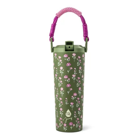 Jacey Duprie x TAL Hudson 24oz Stainless Steel Water Bottle with Paracord Handle, Jardin | Walmart (US)