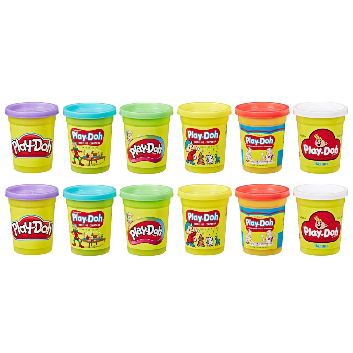 Play-Doh Retro Classic Can Collection Multipack - 12pc | Target