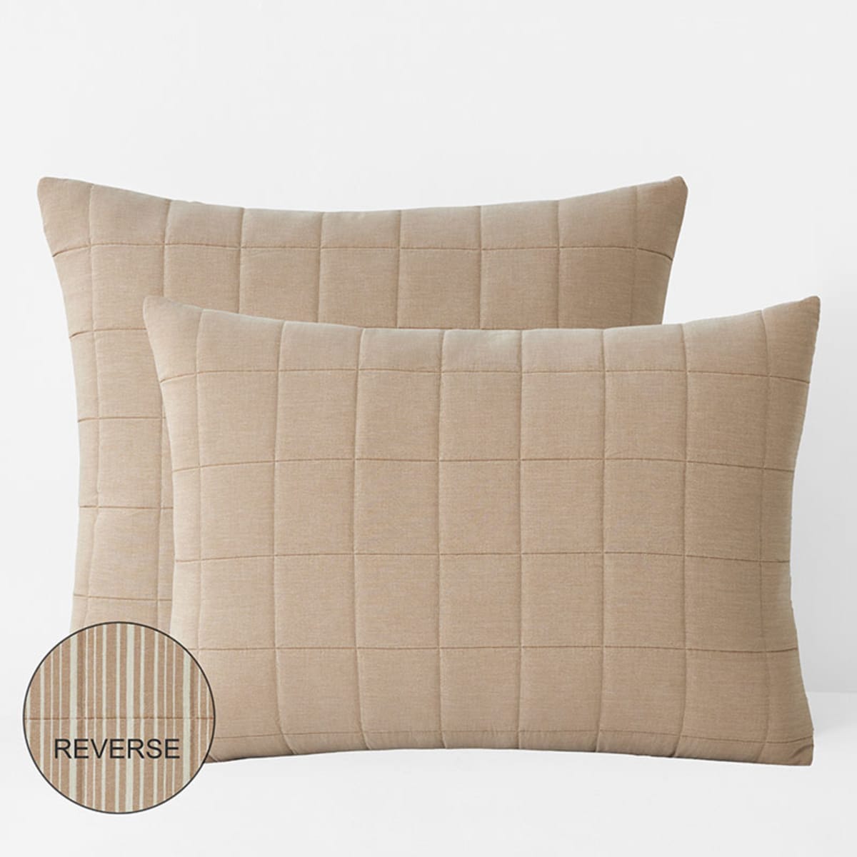 Morgan Reversible Quilted Sham | The Company Store