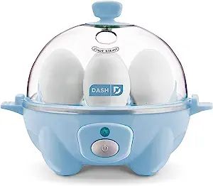 DASH Rapid Egg Cooker: 6 Egg Capacity Electric Egg Cooker for Hard Boiled Eggs, Poached Eggs, Scr... | Amazon (US)