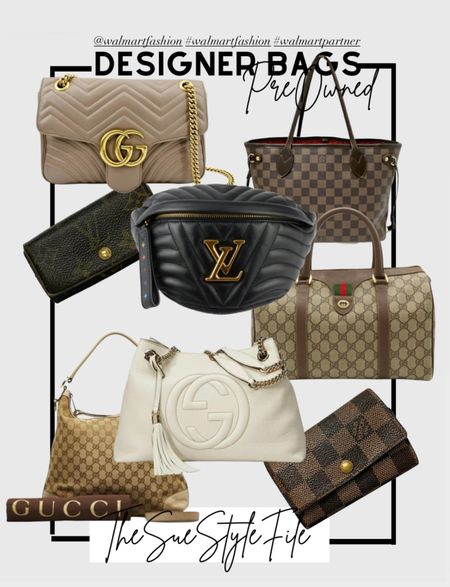 PreOwned Gucci bags, Louis Vuitton bags from @walmart. @walmartfashion #walmartpartner #walmartfashion 
Mother’s Day. Daily deal. Spring fashion. Summer fashion. 

#LTKItBag #LTKSaleAlert #LTKVideo