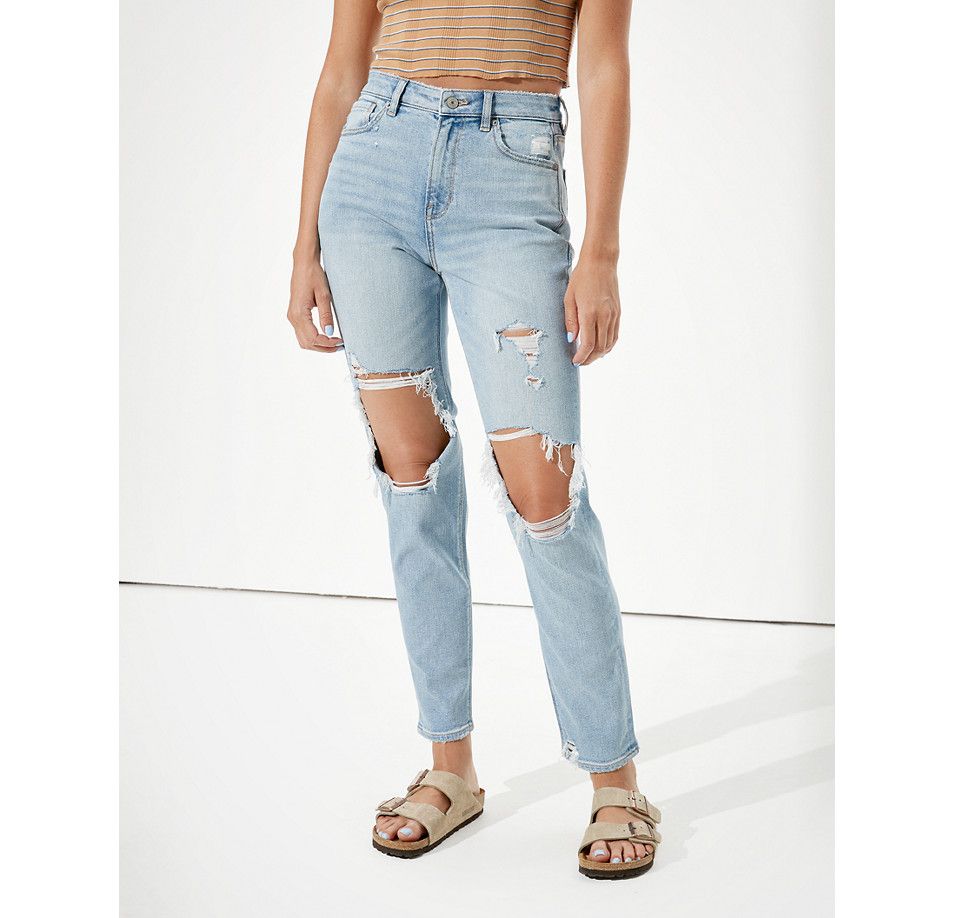 AE Stretch Mom Jean | American Eagle Outfitters (US & CA)