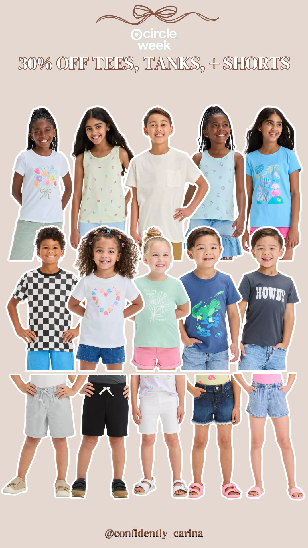 Target Circle Week is here! 30% off tees, tanks, and shorts - sharing lots of great kids clothes!

Target, Target Circle Week, Circle Week, sale alert, kids, spring kids, spring outfits, kids outfits 

 #LTKSaleAlert #LTKFindsUnder50 #LTKKids